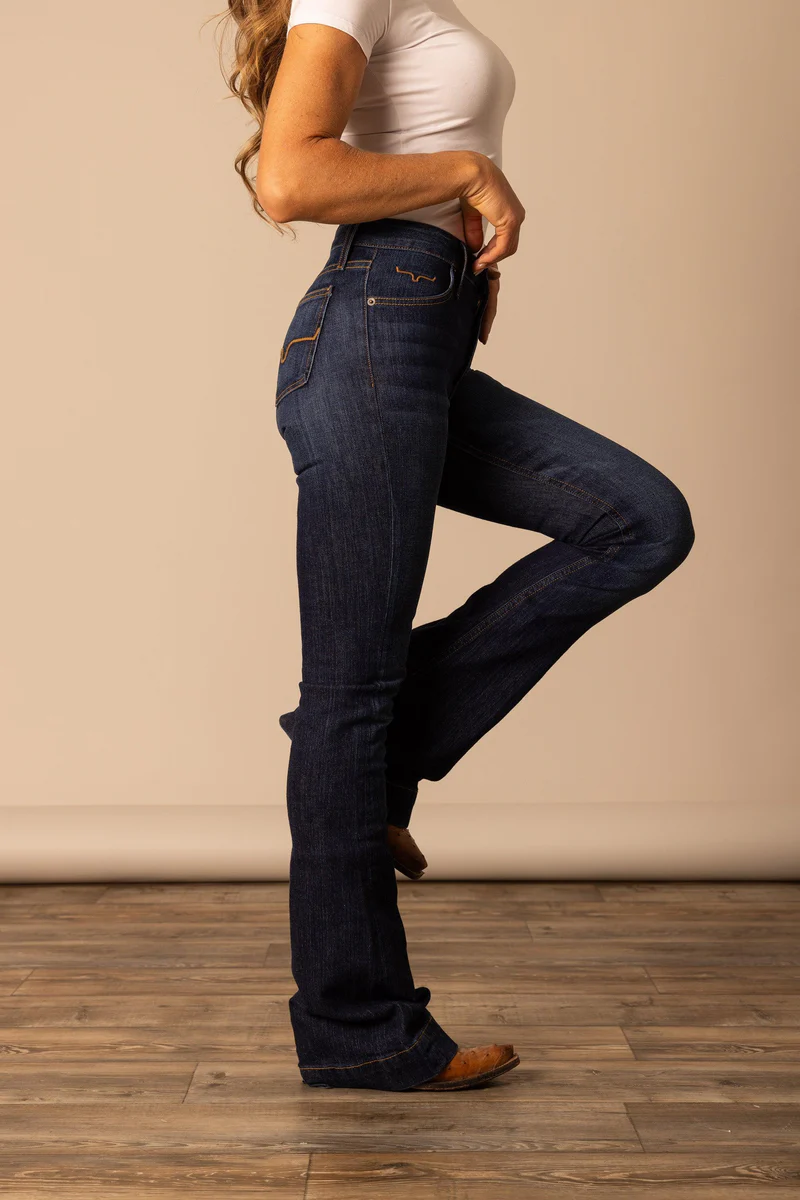 Kimes® Women's "Jennifer" High Rise Jeans