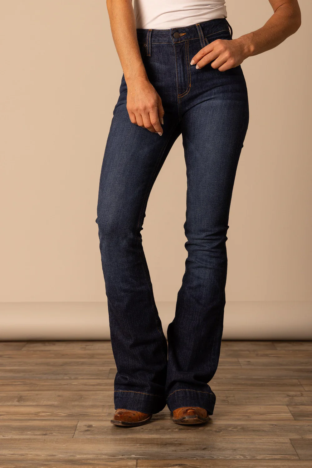 Kimes® Women's "Jennifer" High Rise Jeans