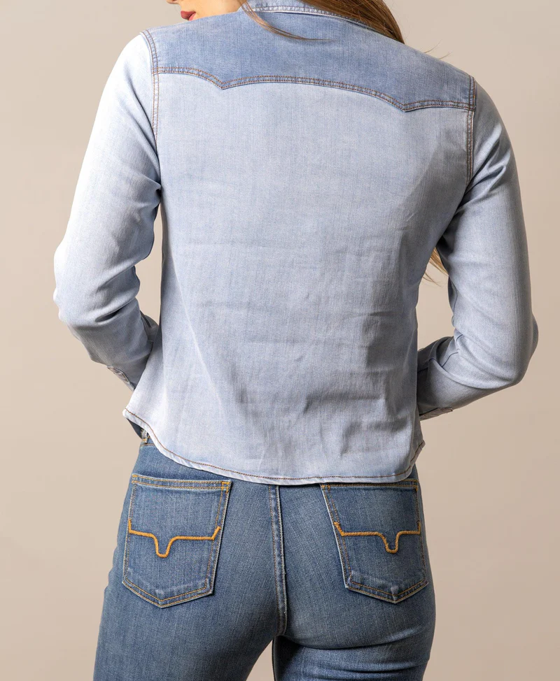 Kimes® Women's "Rayna" Denim Shirt