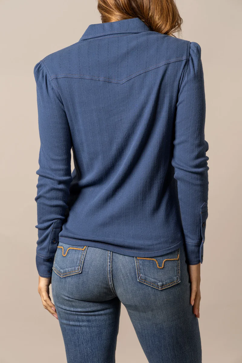 Kimes® Women's "Isabel Pointelle" Western Shirt