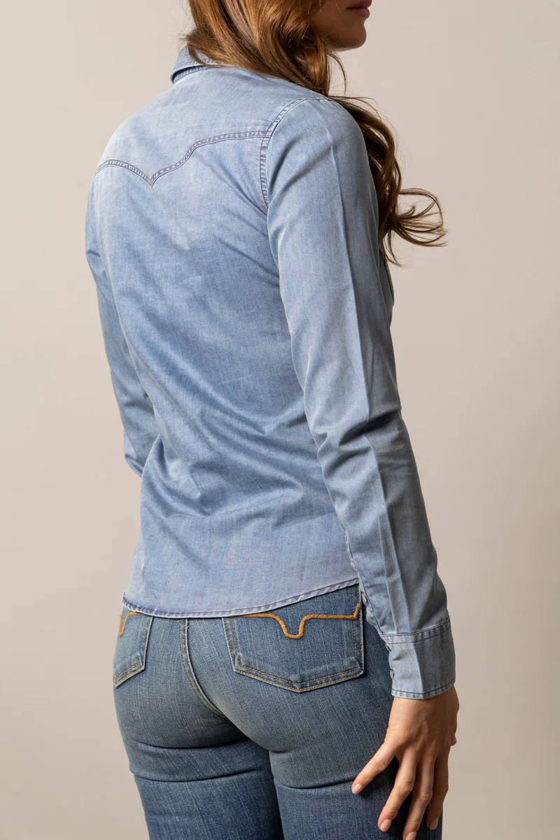 Kimes® Women's "Flinn" Denim Shirt