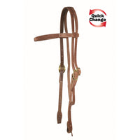 WR Signature Harness Leather Browband Headstall w/ Quick Change
