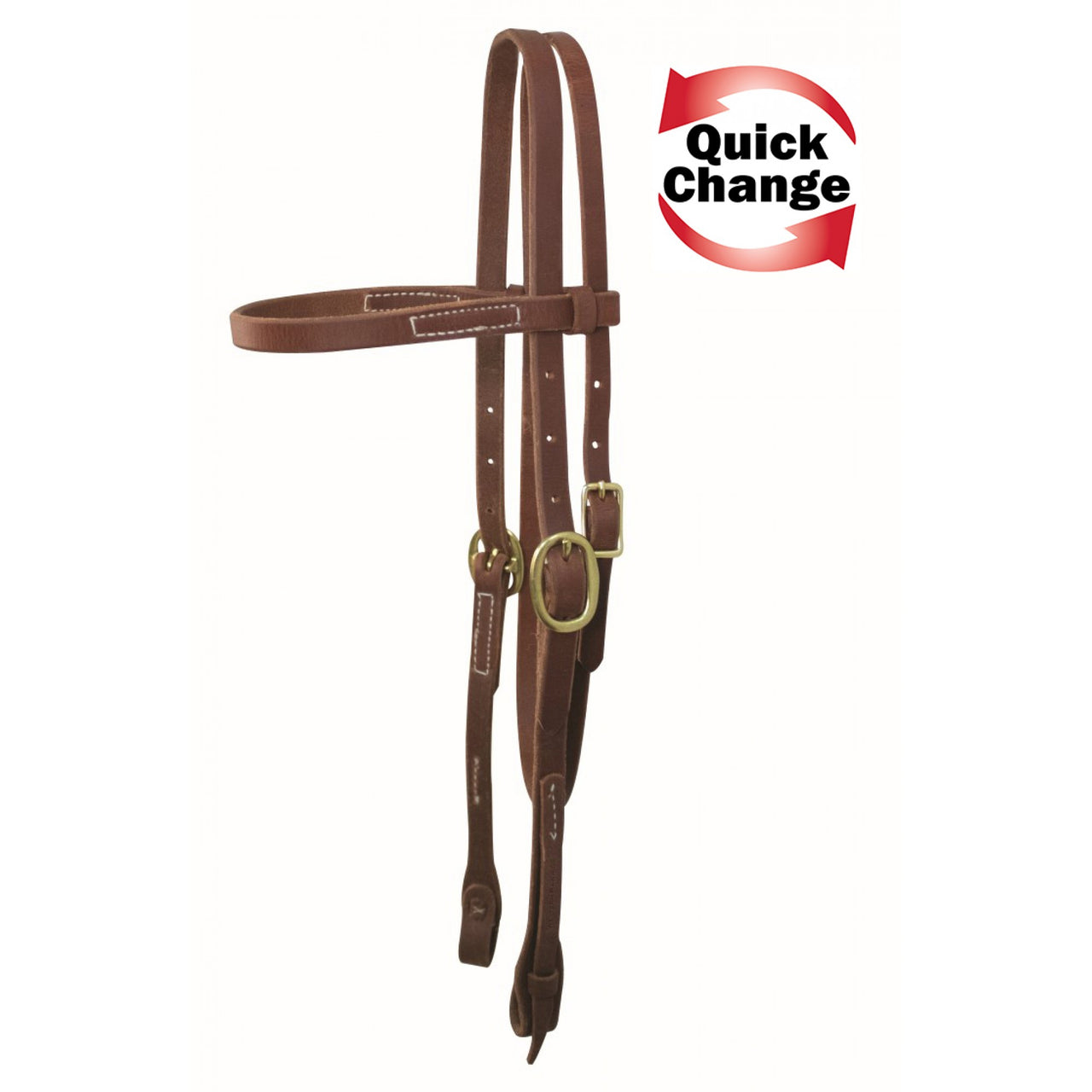 WR Signature Harness Leather Browband Headstall w/ Quick Change
