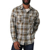 Wrangler Rock 47® Men's Embroidered Yoke Long Sleeve Western Snap Shirt - Tan Trench