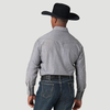 Wrangler® Men's Chambray Long Sleeve Western Shirt - Moonless Night