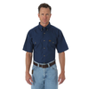 Wrangler® RIGGS WORKWEAR® Short Sleeve Ripstop Work Shirt - Navy