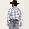 Wrangler® Men's Retro Long Sleeve Western Shirt - Blue Plaid