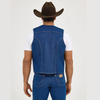 Wrangler® Men's Wrangler® Unlined Denim Vest - Prewashed Denim