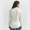 Wrangler® Women's Fancy Embroidery Rodeo Shirt - Cream