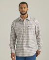 Wrangler® Performance Long Sleeve Western Snap Shirt - Desert Taupe