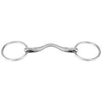 Satinox Loose Ring Mullen Mouth Snaffle Bit - 14 mm