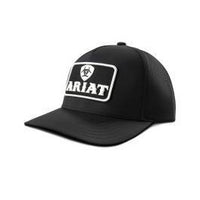 Ariat Men's Black Embroidered 3D Logo Ball Cap