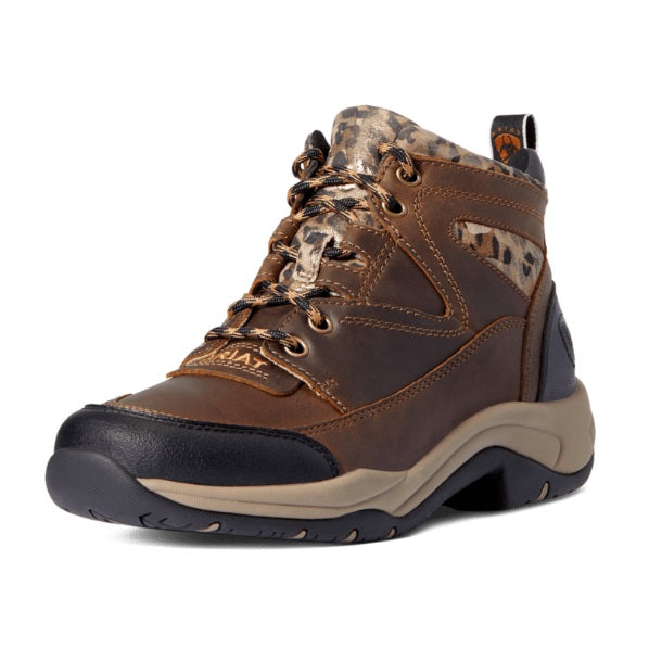 Ariat® Women's Terrain Boots - Distressed Brown/Cheetah