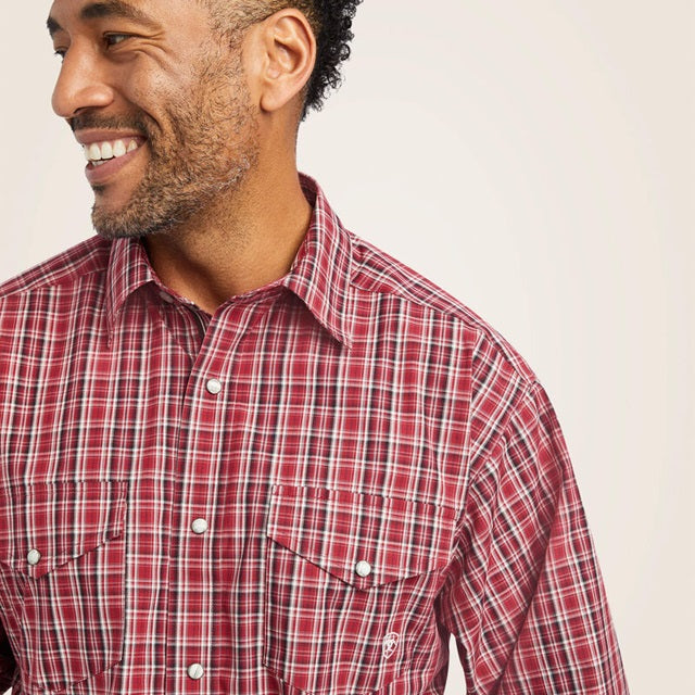 Ariat® Men's "Pro Series Witten" Western Shirt - Rio Red