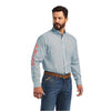 Ariat® Team Ivandell Men's Long Sleeve Western Shirt - Aquaville