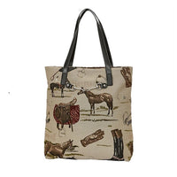 AWST International Tote Bag - Equestrian Tapestry