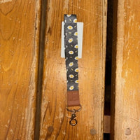 Patterned Lanyard Keychain