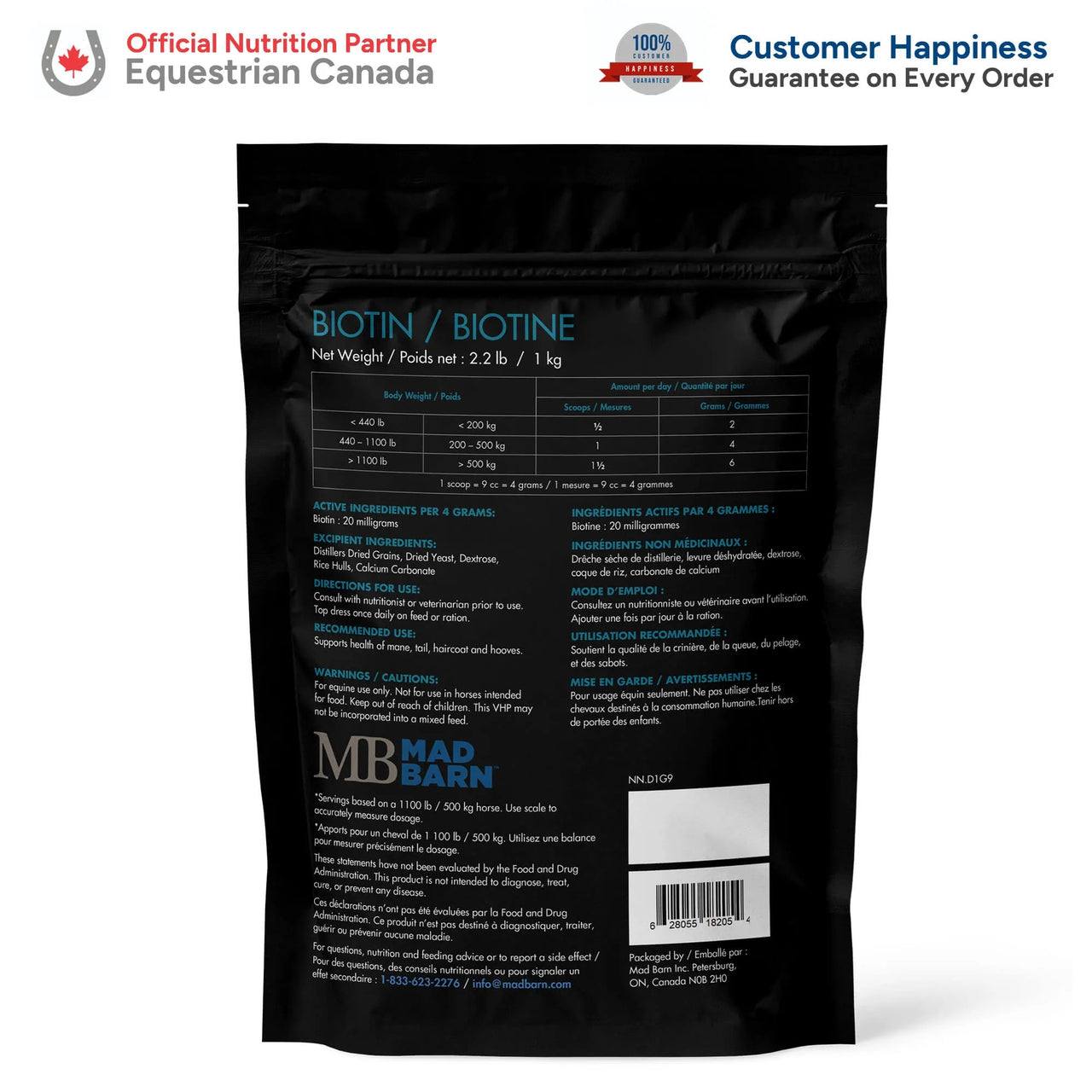 Mad Barn® Biotin - 1 KG