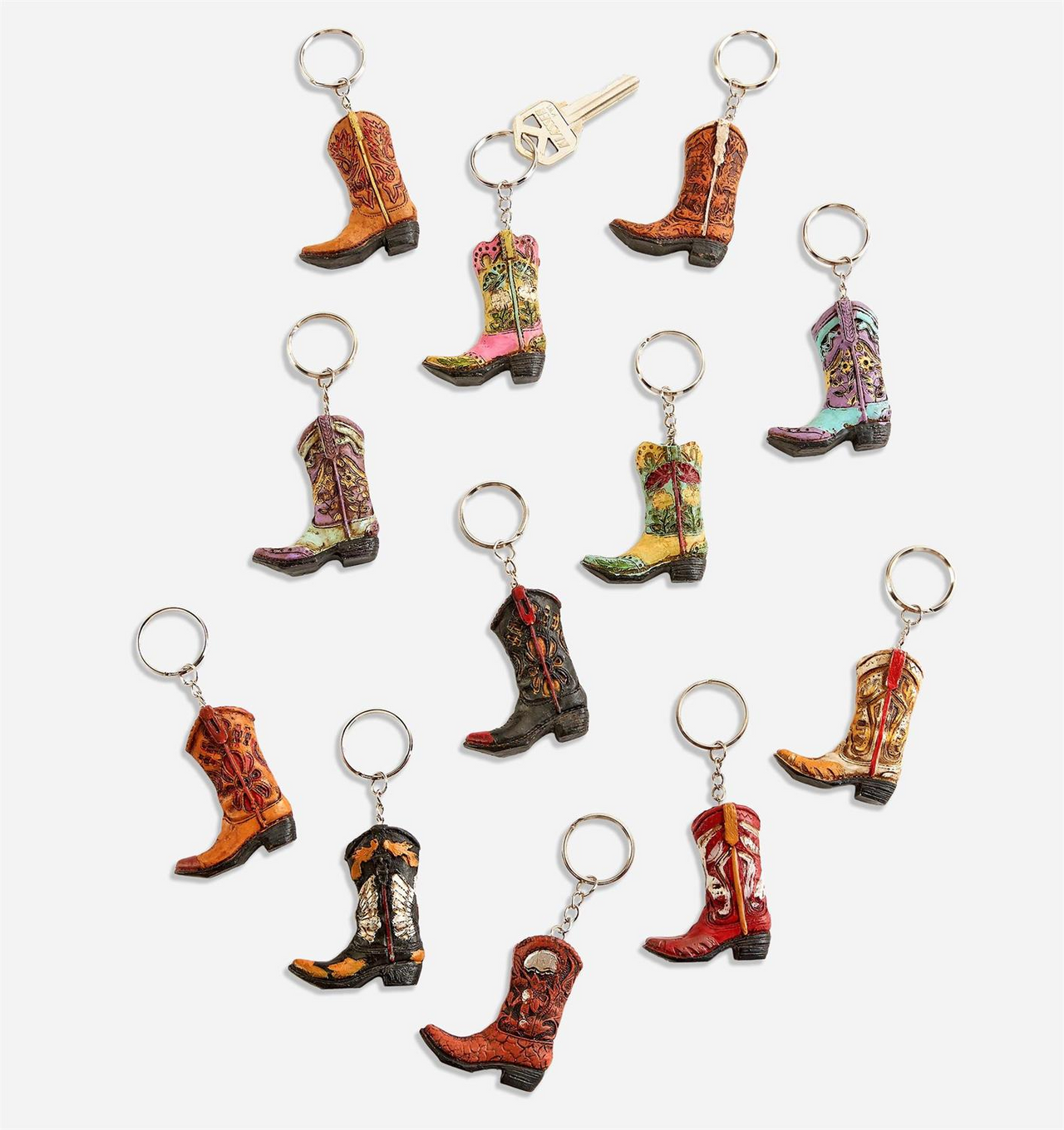 Western Boot Key Chain - Assorted