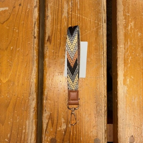 Patterned Lanyard Keychain