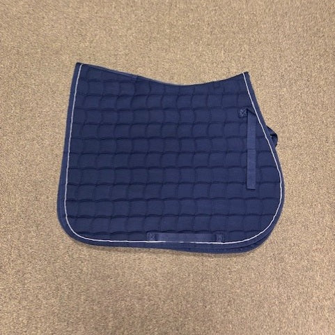 Horze All Purpose Saddle Pad with Silver Piping