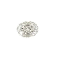 Nocona Oval Belt Buckle with Star
