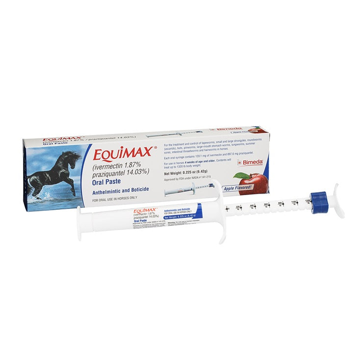 New! Equimax Oral Paste Dewormer 6.42g