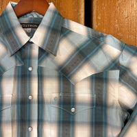 Stetson® Men's Long Sleeve Western Shirt - Bluebird Dobby