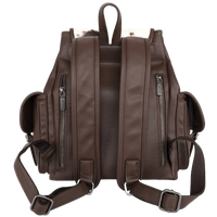 Wrangler Hair-On Cowhide Coffee Backpack