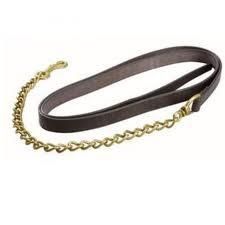 GR Leather Lead with Chain