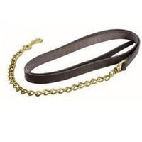 GR Leather Lead with Chain
