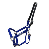 Nylon Halter w/Breakaway Leather Crown