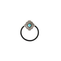 Blazin Roxx Hair Tie Turquoise Concho