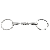 Sprenger Stainless Steel Double Jointed Loose Ring Snaffle Bit - 18 mm