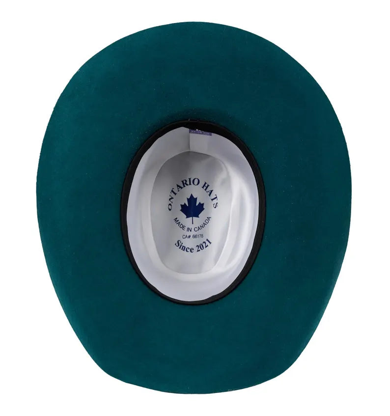 Roper Turquoise Wool Western Hat