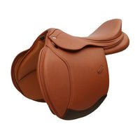 Letek Leather/Synthetic Jumping English Saddle