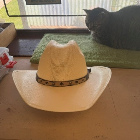 Modestone Kid's Straw Cowboy Hats