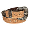 New! 3Piece Buckle Western Belt