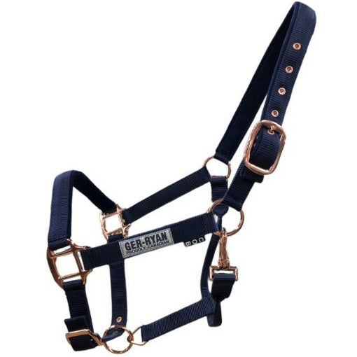 Padded Nylon Rose Gold Halter