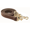 Perri's Leather Lead w/ 30" Brass Chain