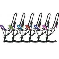 Braided Nose Rope Halter with 8' Lead