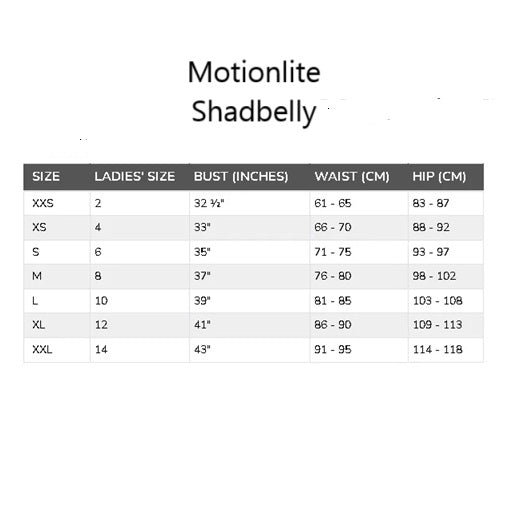 Shadbelly Rental - MotionLite Shad Navy