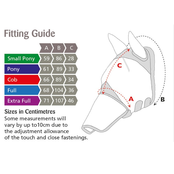 Shires® Fine Mesh Fly Mask with Ears