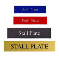 Plastic Stall Plate