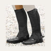 Pro Black Suede Half Chaps - Kids