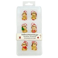 Resin Dog Ornaments - Set of 6