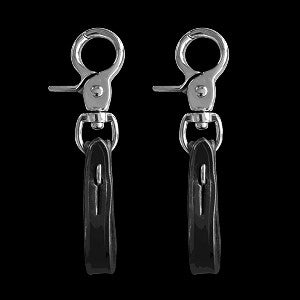Sprenger Stirrup Holders Black Leather