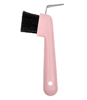 WH Plastic Hoof Pick with Brush