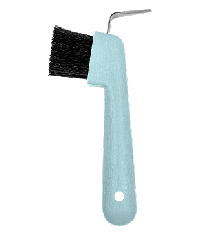 WH Plastic Hoof Pick with Brush