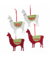 Llama Sayings Ornaments - Sold Individually